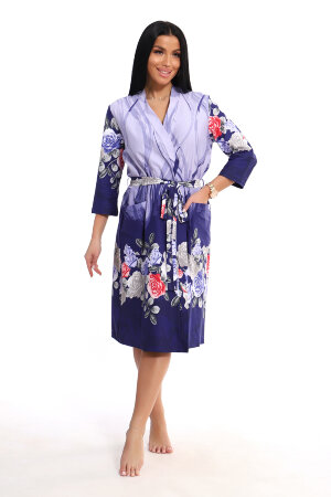 Халат Женский ЕХЛ-1057 фиолетовый