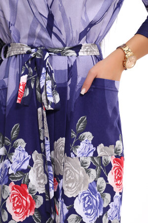 Халат Женский ЕХЛ-1057 фиолетовый