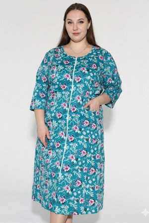 Халат Зима бирюза ХГ-20-2