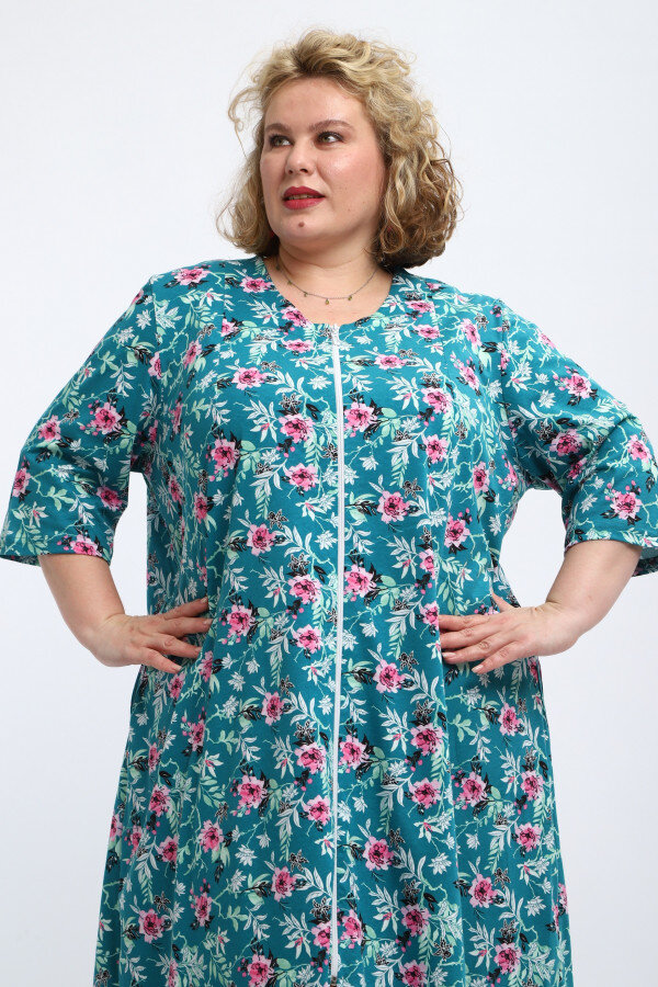 Халат Зима бирюза ХГ-20-2