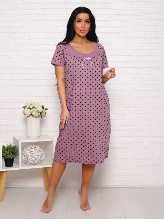 Катя горох лиловый сорочка ночная