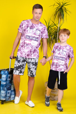 Футболка для мальчика 11134 бордовый