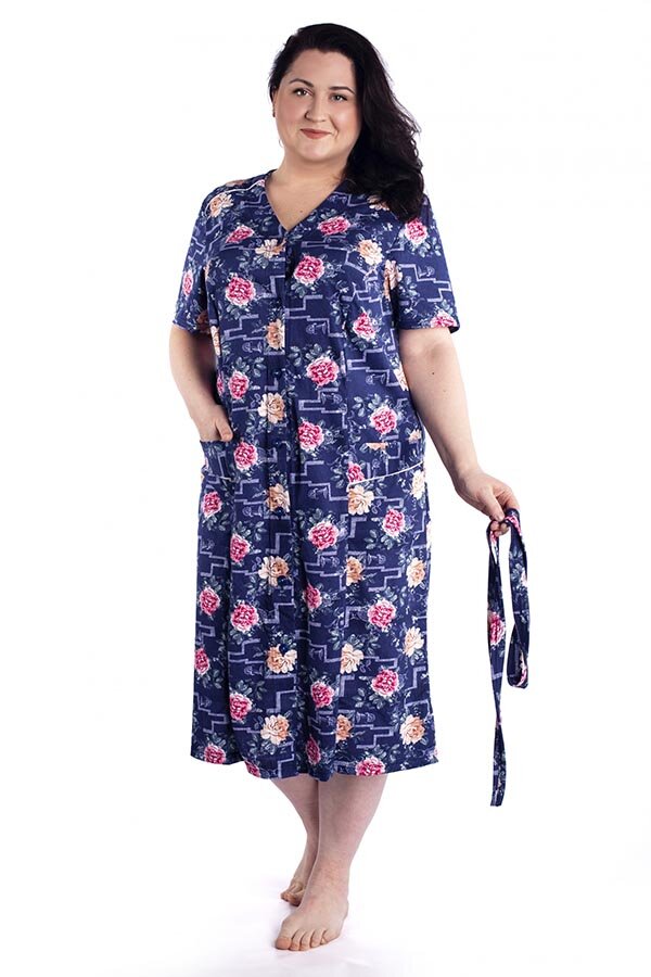 Халат Классика  роза розовая К-253/1