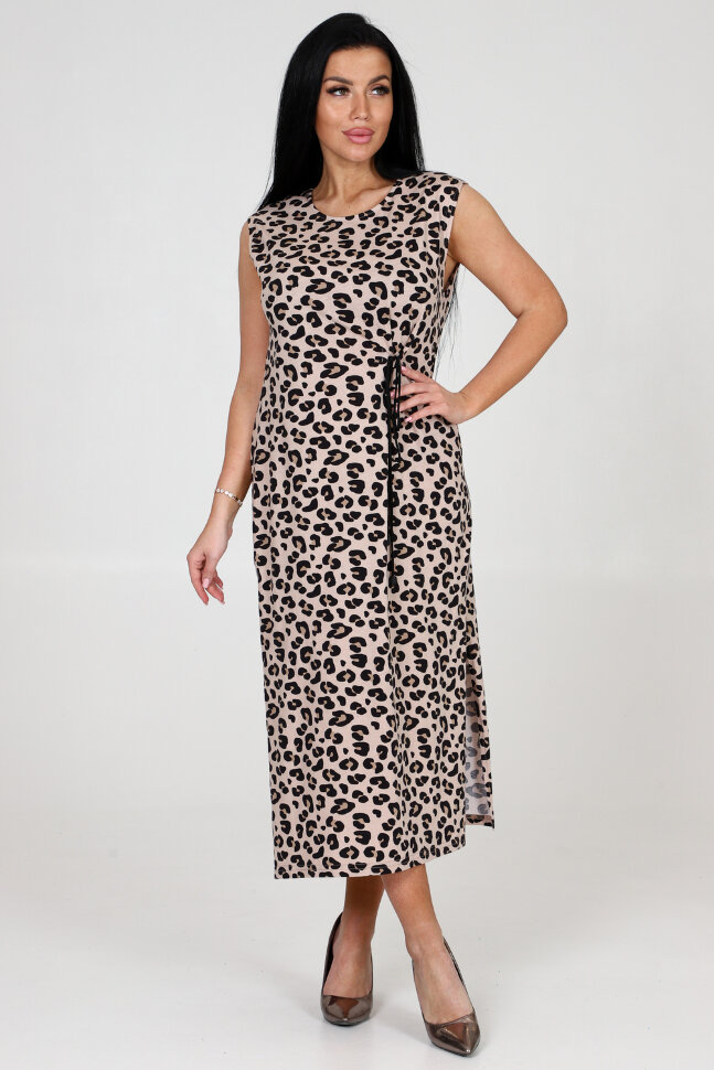 Платье женское 24790 коричневый