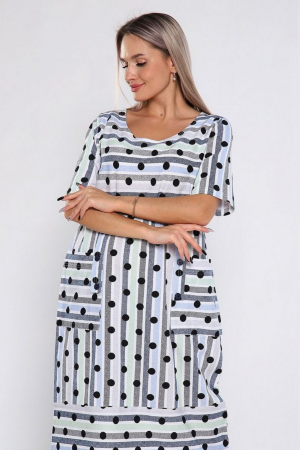 Платье женское 721 Агнесса голубой