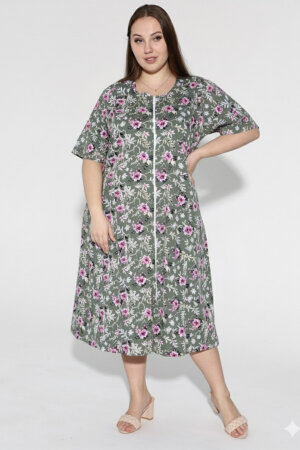 Халат Зима оливка ХГ-020