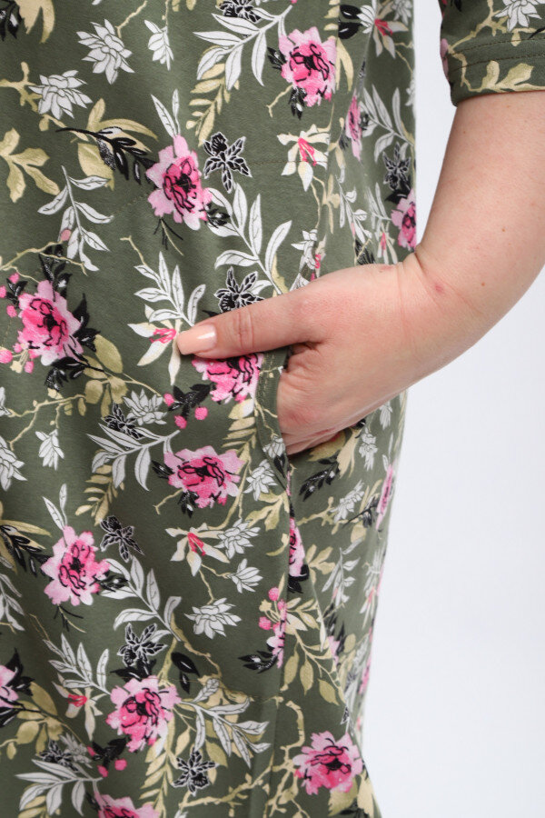 Халат Зима оливка ХГ-020