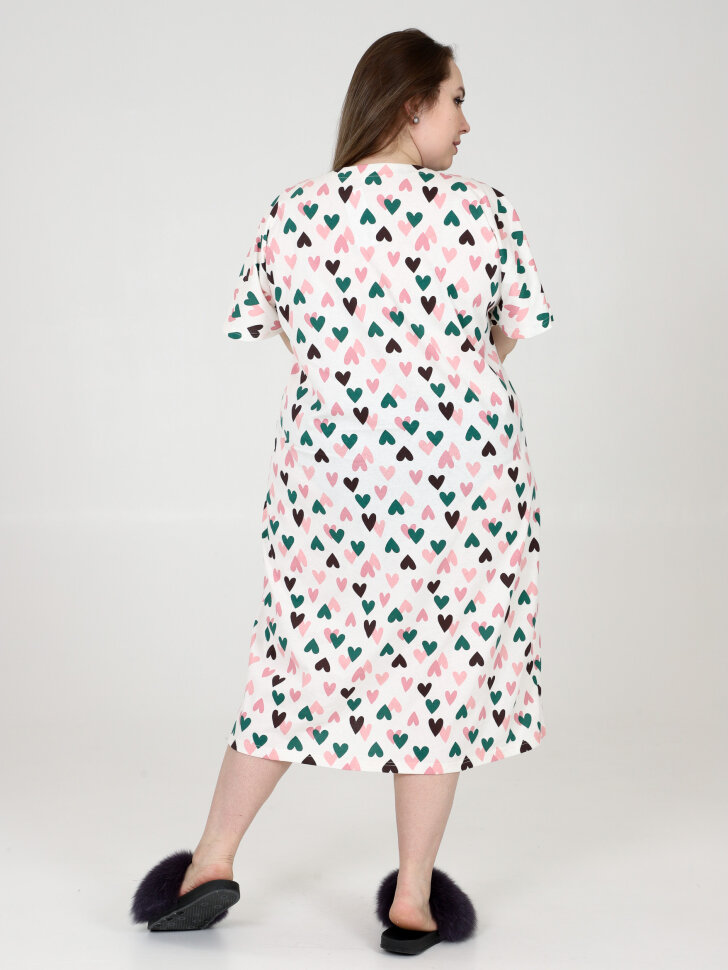 Сорочка Фламинго сердечки НАТ-15