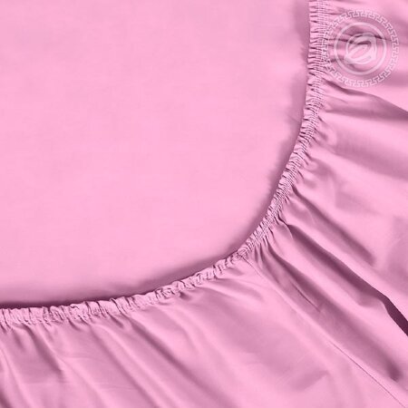 Простыня на резинке Сиреневая, сатин