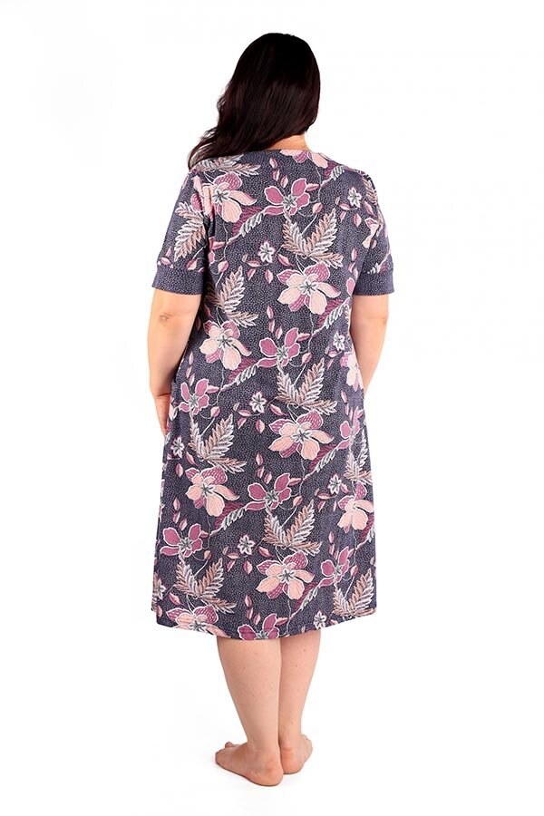 Халат Наташа розовый К-319