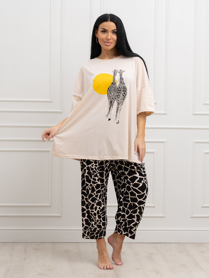 Пижама жираф 8124