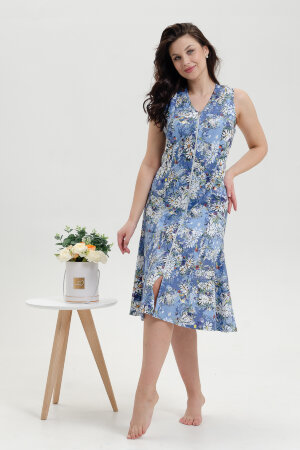 Халат Женский 029 голубой