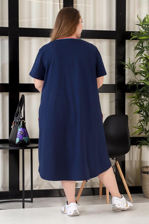 Туника Антонина синий ТГ-9999