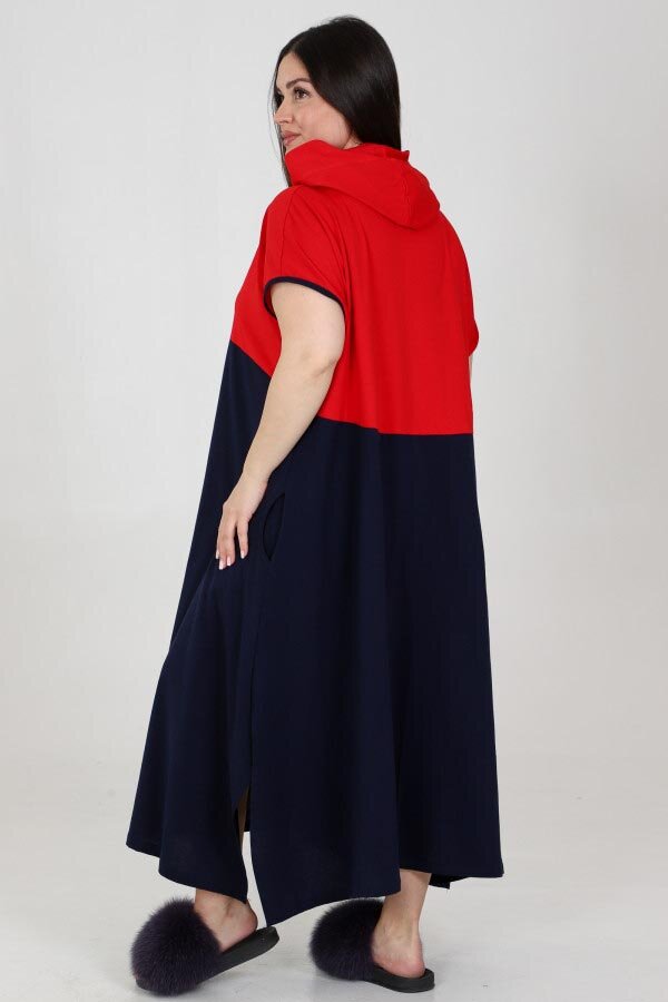 Халат Горячее сердце красный ХГ-311