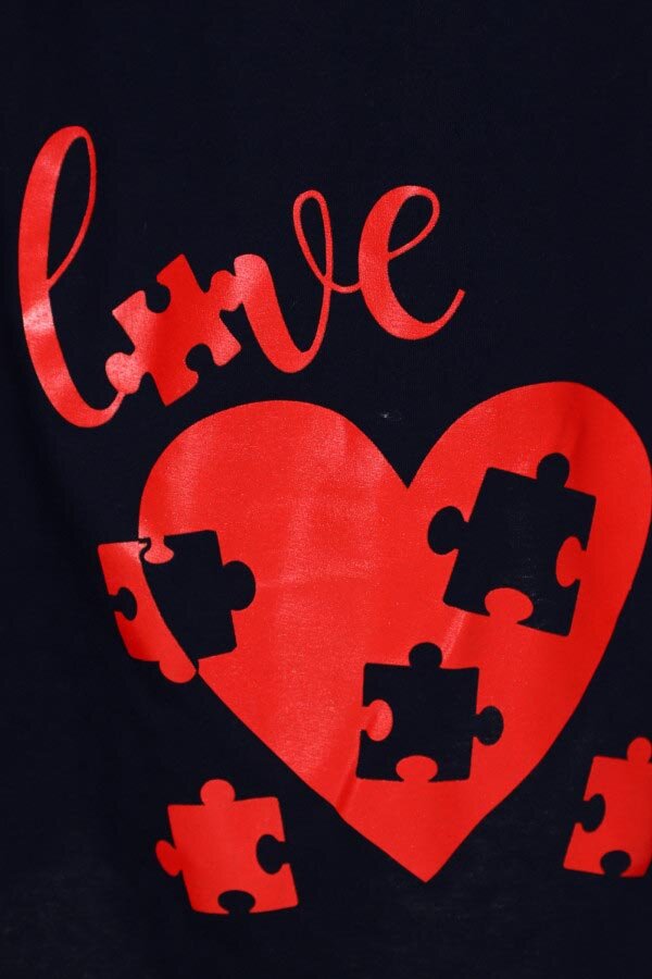 Халат Горячее сердце красный ХГ-311