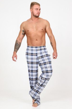 Брюки Шахматы синий БМ-05-2