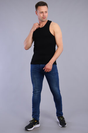 Мужская майка 6055 черный