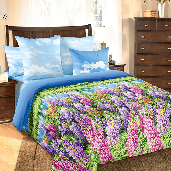 КПБ Люпины  перкаль 2 сп.