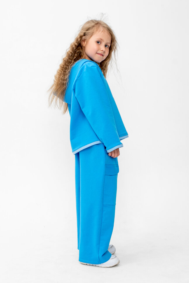 Костюм с брюками для девочки Мерлин Бирюзовый