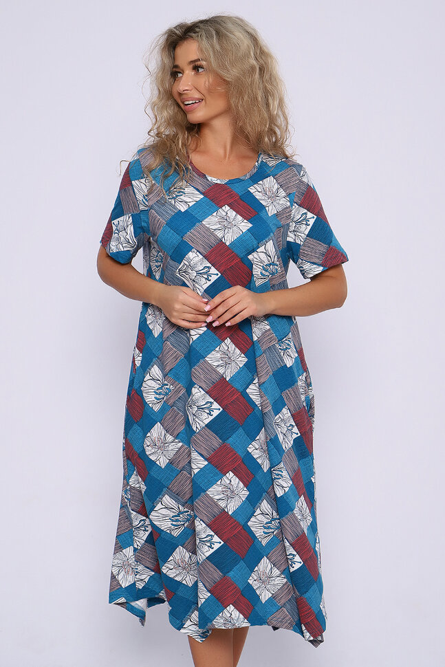 Платье женское 59151 синий