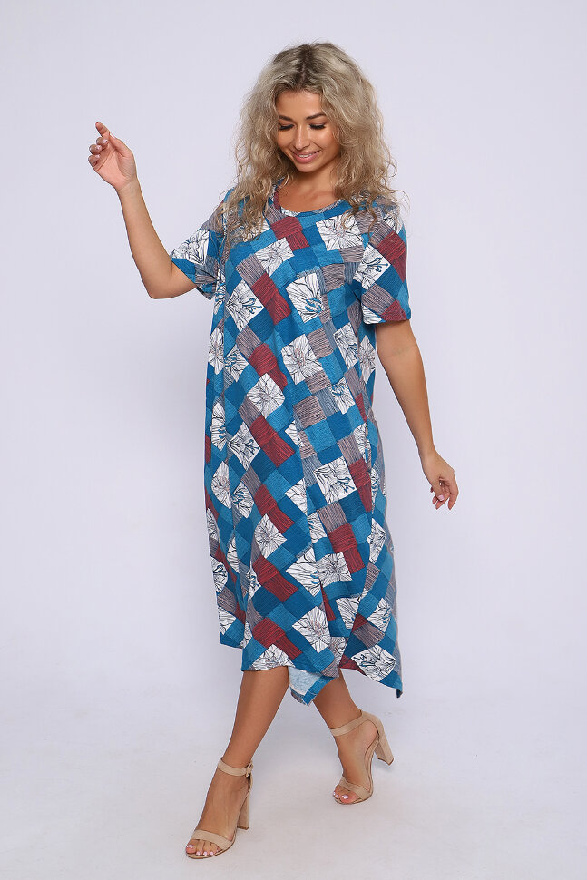 Платье женское 59151 синий