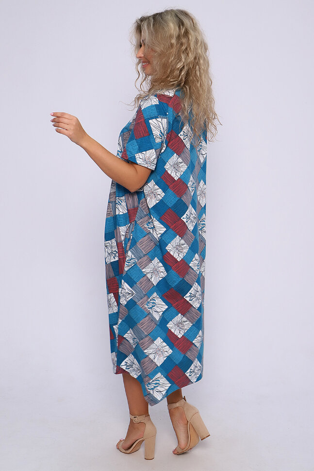 Платье женское 59151 синий