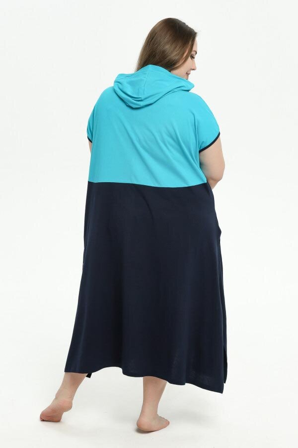 Халат Горячее сердце бирюза ХГ-311-3