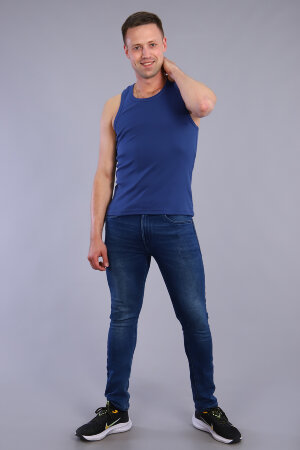 Мужская майка 6055 индиго