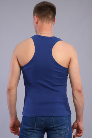 Мужская майка 6055 индиго