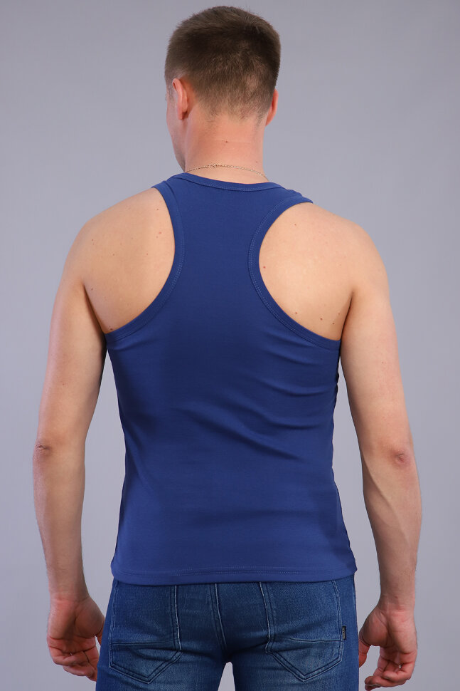 Мужская майка 6055 индиго