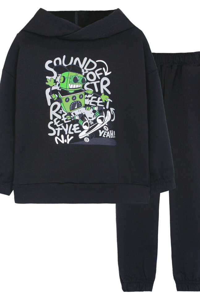 Костюм с брюками для мальчика 11243 графит