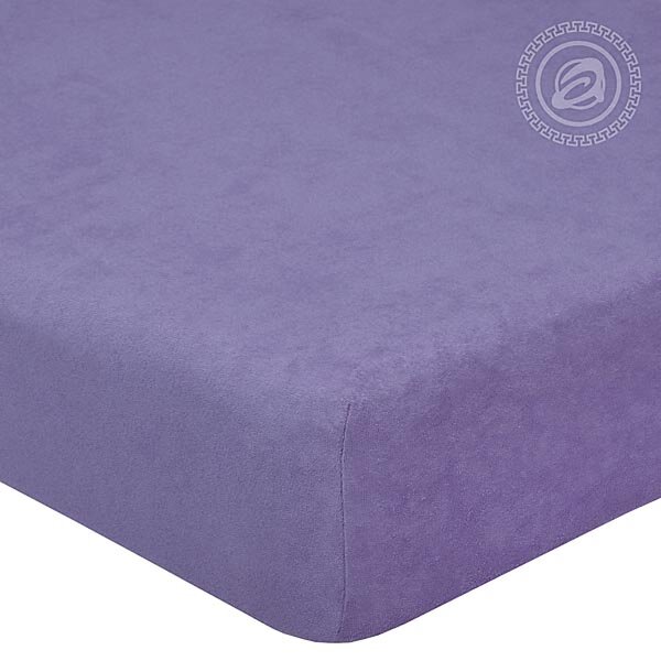 Простыня на резинке Сирень, махра