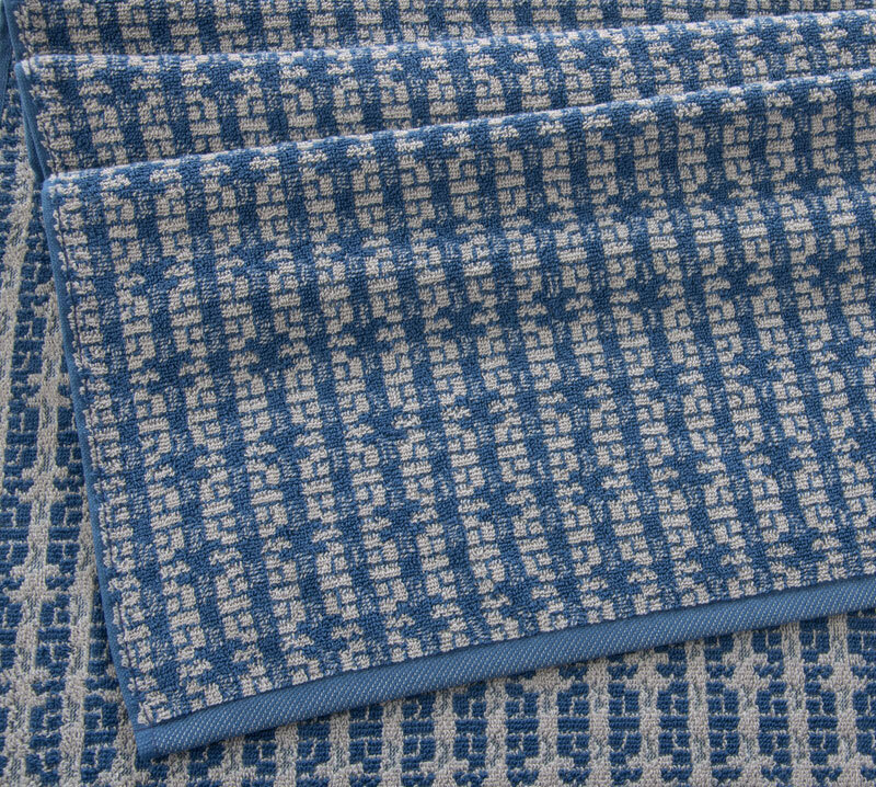 Полотенце махровое Премиум Тироль деним, 500г/м