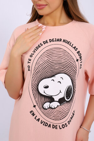 Платье женское ЕПЛ-1072 коралловый