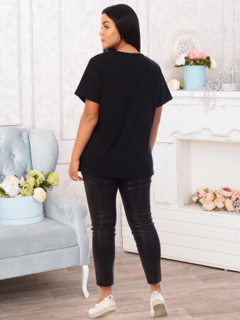 Баланс чёрный футболка женская
