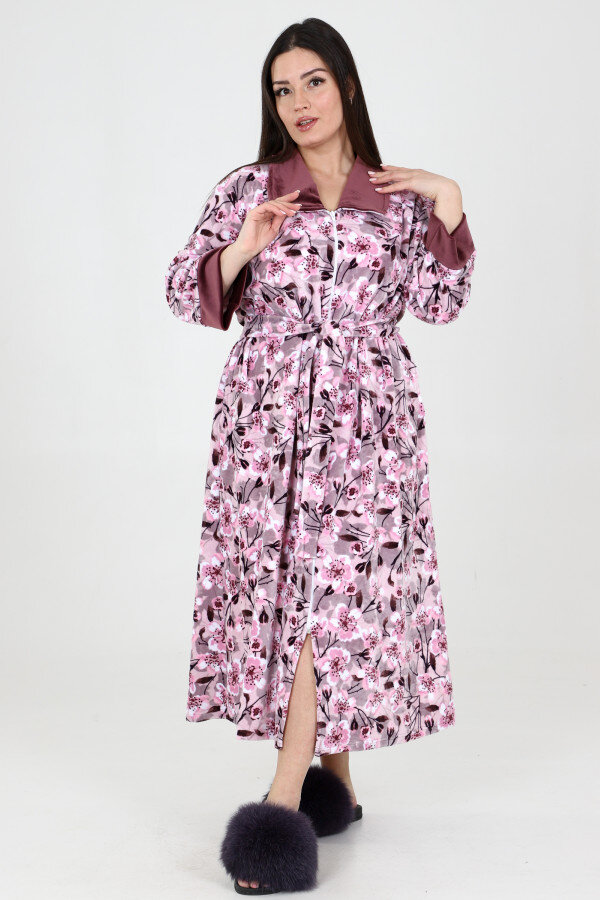 Халат Фиалка пудра ХГ-66-3