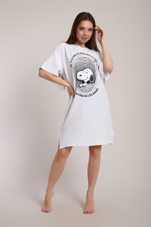 Платье женское ЕПЛ-1072 белый