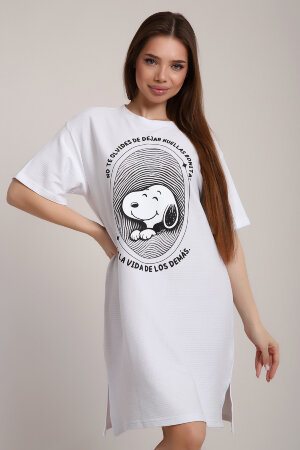 Платье женское ЕПЛ-1072 белый