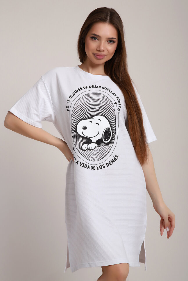 Платье женское ЕПЛ-1072 белый