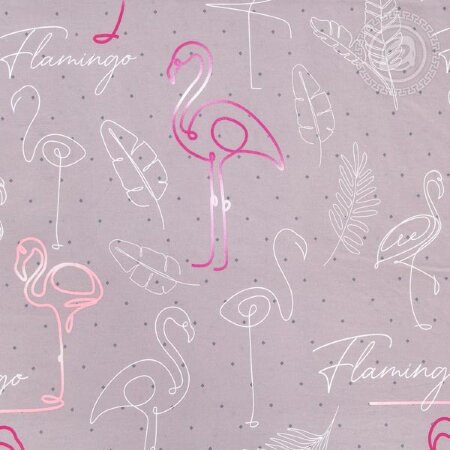 Фламинго постельное белье поплин