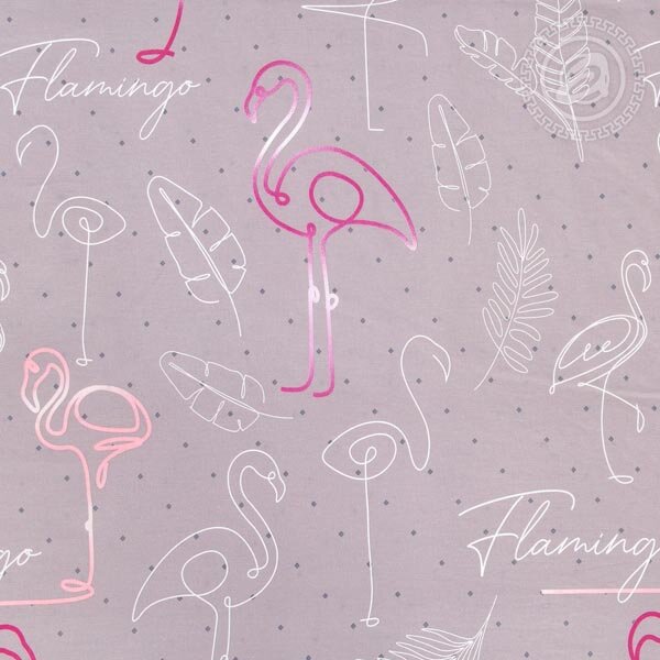 Фламинго постельное белье поплин
