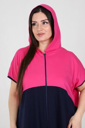 Халат Горячее сердце фуксия ХГ-311-4