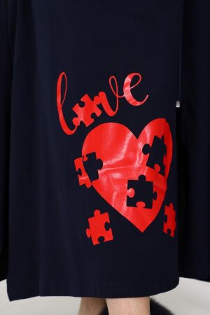 Халат Горячее сердце фуксия ХГ-311-4