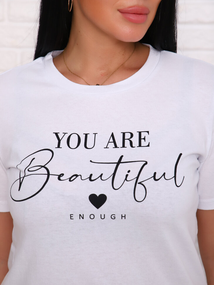 Рината белый футболка женская