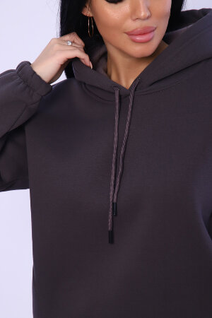 Женский костюм с брюками 80027 графит