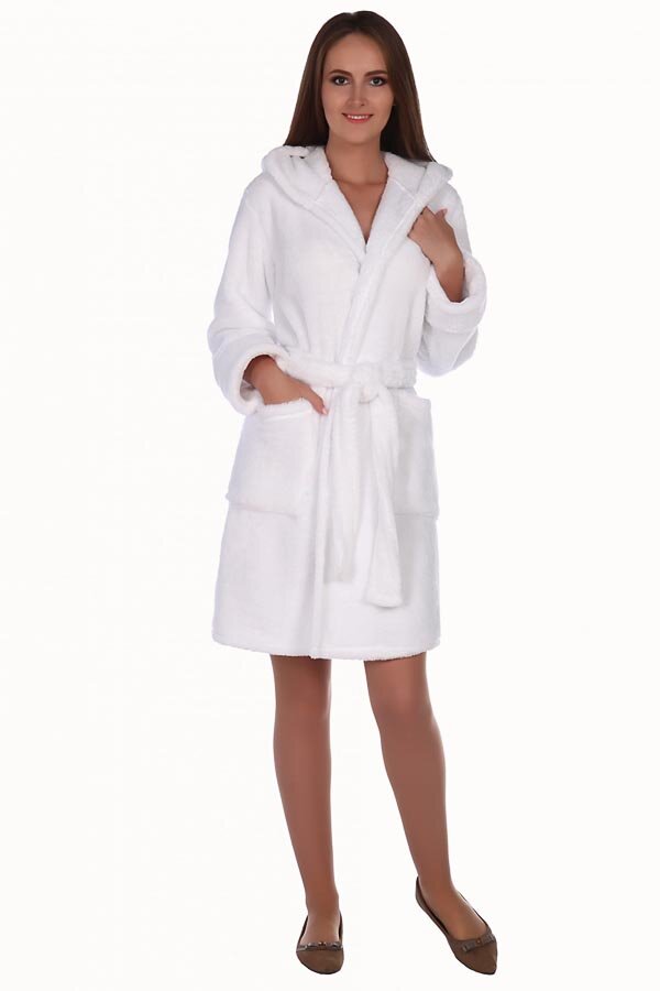 Халат Х-043 короткий, велсофт