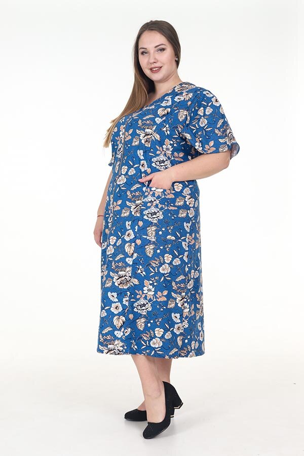 Халат Нектар голубой ХГ-44-2