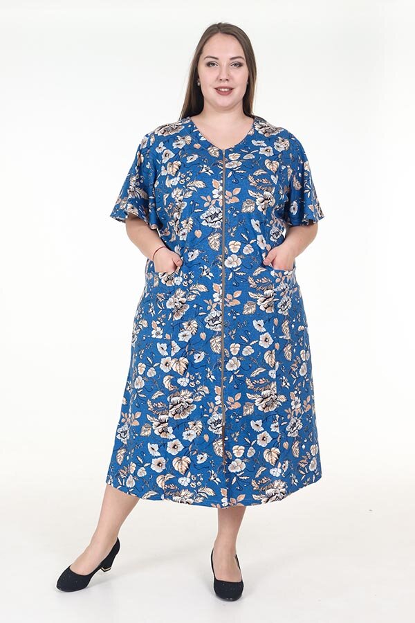 Халат Нектар голубой ХГ-44-2