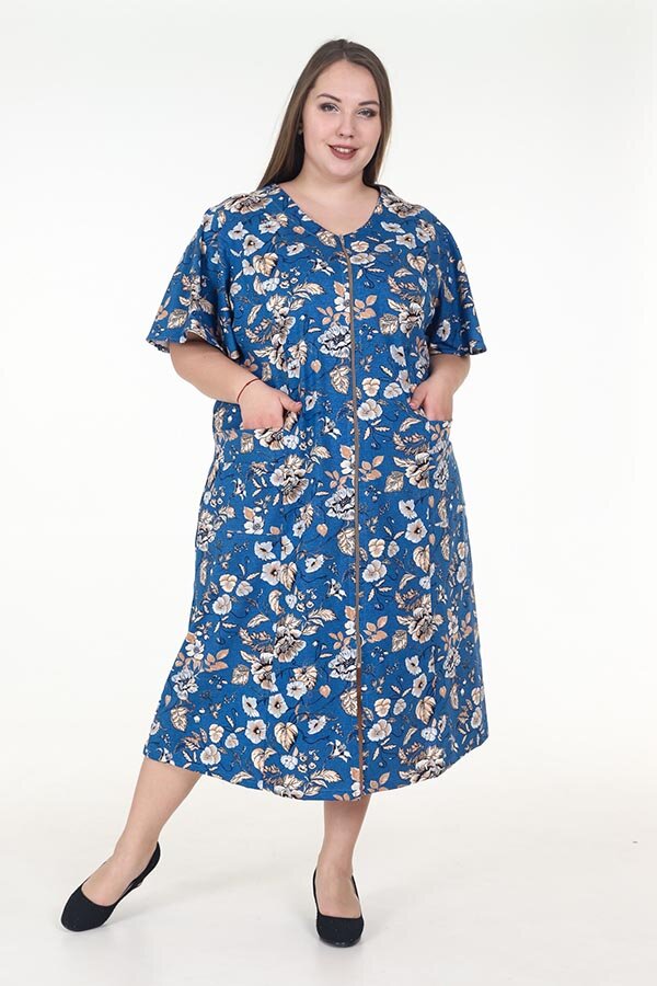 Халат Нектар голубой ХГ-44-2