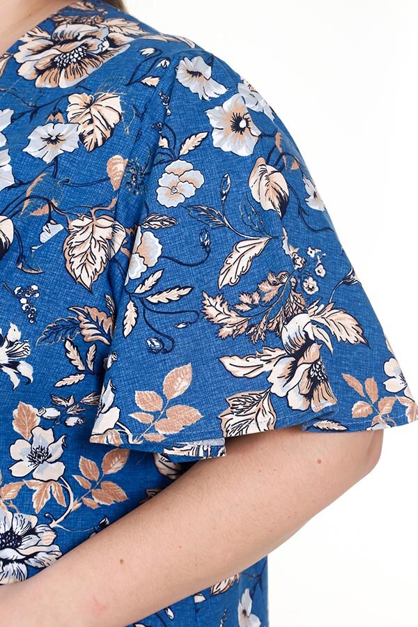 Халат Нектар голубой ХГ-44-2